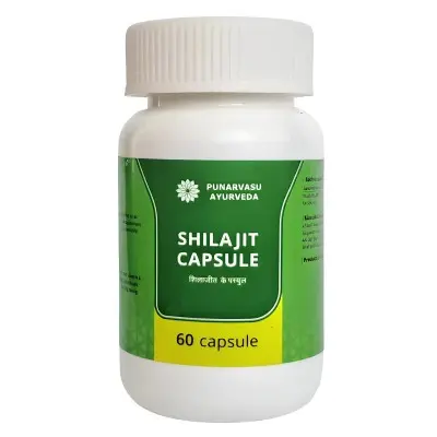 Шиладжит (Мумие) / Shilajit capsule - Пунарвасу - 60 капсул